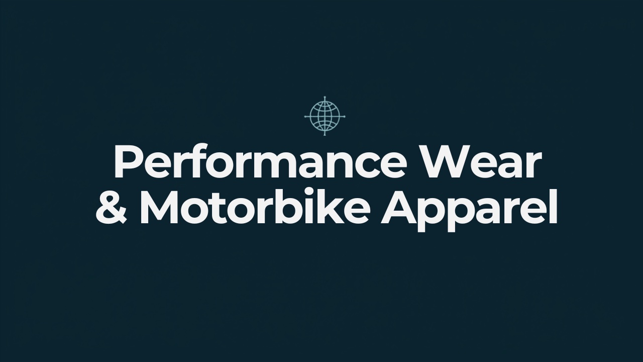 Motorbike and performance wear goldmine